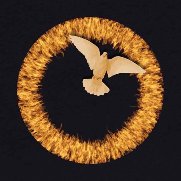 Holy Spirit (Dove) and FireT-Shirt mug coffee mug apparel hoodie sticker gift by LovinLife
